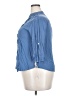 Unbranded Blue 3/4 Sleeve Button-Down Shirt Size XXL - photo 5