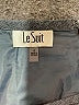 Le Suit 100% Polyester Chevron-herringbone Gray Formal Skirt Size 4 (petite) - photo 3