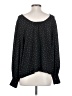 See U Soon Polka Dots Black Long Sleeve Blouse Size S - photo 2