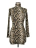 Assorted Brands Animal Print Tan Cocktail Dress Size M - photo 1