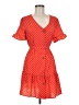 Unbranded Polka Dots Orange Cocktail Dress One size - photo 1
