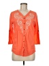 SONOMA life + style Orange 3/4 Sleeve Blouse Size M - photo 1