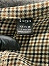 Shein 100% Polyester Houndstooth Tan Ivory Blazer Size 8 - 10 - photo 6