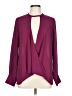 Olivaceous 100% Polyester Burgundy Long Sleeve Blouse Size L - photo 1