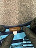 Rabbit Moon 100% Cotton Stripes Blue Long Sleeve Outfit Size 0-3 mo - photo 3