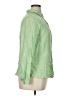 Marché 100% Linen Green Long Sleeve Button-Down Shirt Size 1X (estimated) - photo 4
