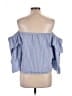 Dizzy Lizzy 100% Cotton Blue Sleeveless Blouse Size M - photo 2