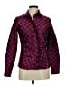 Farinaz Taghavi 100% Polyester Print Purple Long Sleeve Button-Down Shirt Size 6 - photo 1