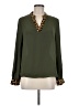 Shein 100% Polyester Green Long Sleeve Blouse Size 6 - photo 1