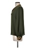 Shein 100% Polyester Green Long Sleeve Blouse Size 6 - photo 5