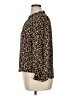 Accent 100% Polyester Brown Long Sleeve Blouse Size XL - photo 5