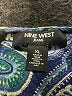 Nine West 100% Viscose Paisley Blue 3/4 Sleeve Blouse Size XL - photo 7