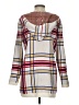 Chaps Plaid Red Cardigan Size S - photo 2