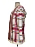 Chaps Plaid Red Cardigan Size S - photo 5