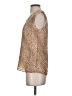 Banana Republic 100% Polyester Tan Sleeveless Blouse Size XS - photo 5