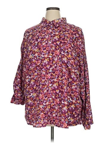 Emily Wonder 3/4 Sleeve Blouse (view 1)