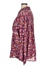 Emily Wonder 100% Polyester Floral Purple 3/4 Sleeve Blouse Size 1X - photo 5