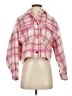 Zara Plaid Pink Jacket Size XS - photo 1