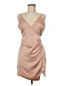 Cotton Candy LA 100% Polyester Tan Cocktail Dress Size M - photo 1