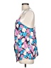 2 Hearts 100% Polyester Blue Purple Sleeveless Blouse Size L - photo 5