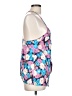 2 Hearts 100% Polyester Blue Purple Sleeveless Blouse Size L - photo 4