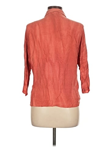 Ronen Chen 3/4 Sleeve Button-Down Shirt (view 2)