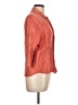 Ronen Chen Orange 3/4 Sleeve Button-Down Shirt Size 10 (3) - photo 4