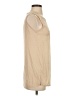 Sisley 100% Polyester Ivory Tan Sleeveless Blouse Size XS - photo 4