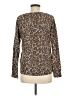 Hippie Rose Animal Print Brown Pullover Sweater Size M - photo 2