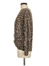 Hippie Rose Animal Print Brown Pullover Sweater Size M - photo 5