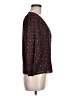 Madewell Print Black Long Sleeve Blouse Size 6 - photo 4