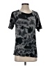 Monrow Tie-dye Gray Short Sleeve Top Size XS - photo 1