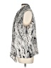 Vince Camuto Animal Print Silver Sleeveless Blouse Size L - photo 5