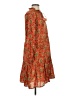 Roller Rabbit 100% Viscose Paisley Floral Orange Casual Dress Size XS - photo 4