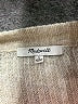 Madewell Metallic Tan Pullover Sweater Size S - photo 7