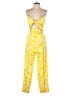 Significant Other Tropical Yellow Jumpsuit Size 2 - photo 1