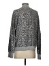 John Eshaya Animal Print Gray Cardigan Size S - photo 2