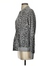 John Eshaya Animal Print Gray Cardigan Size S - photo 5