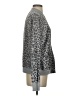 John Eshaya Animal Print Gray Cardigan Size S - photo 4