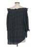H&M Polka Dots Black 3/4 Sleeve Blouse Size 12 - photo 2