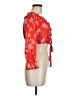 Mint Vanilla 100% Rayon Red 3/4 Sleeve Blouse Size 8 - photo 4