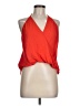 decker 100% Rayon Orange Sleeveless Blouse Size M - photo 1