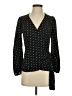 Hinge Polka Dots Black Long Sleeve Blouse Size XS - photo 1