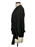 Hinge Polka Dots Black Long Sleeve Blouse Size XS - photo 5