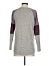 Pink Clover Color Block Gray Pullover Sweater Size S - photo 2