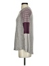 Pink Clover Color Block Gray Pullover Sweater Size S - photo 5