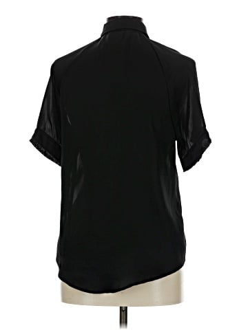 TAN + LINES Short Sleeve Blouse (view 2)