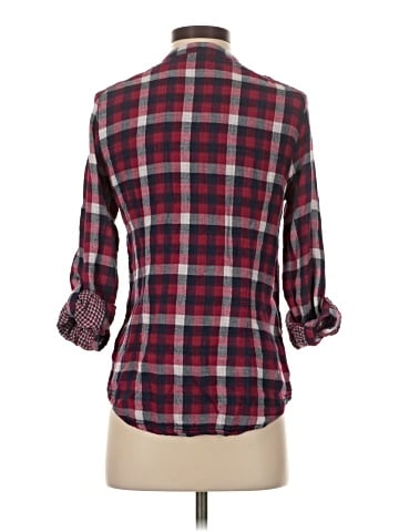 Vintage America Blues 3/4 Sleeve Button-Down Shirt (view 2)