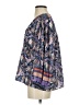 Current Air 100% Polyester Paisley Blue Long Sleeve Blouse Size S - photo 5