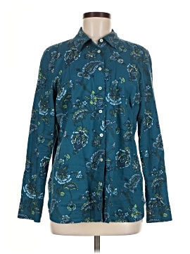 Talbots Outlet Long Sleeve Button Down Shirt